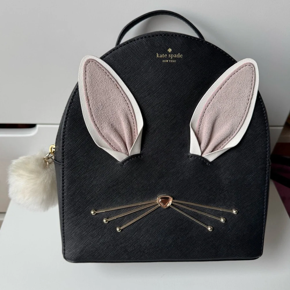 Never used, Kate Spade ‘Hop to It’ Rabbit Mini Backpack - Picture 3 of 13